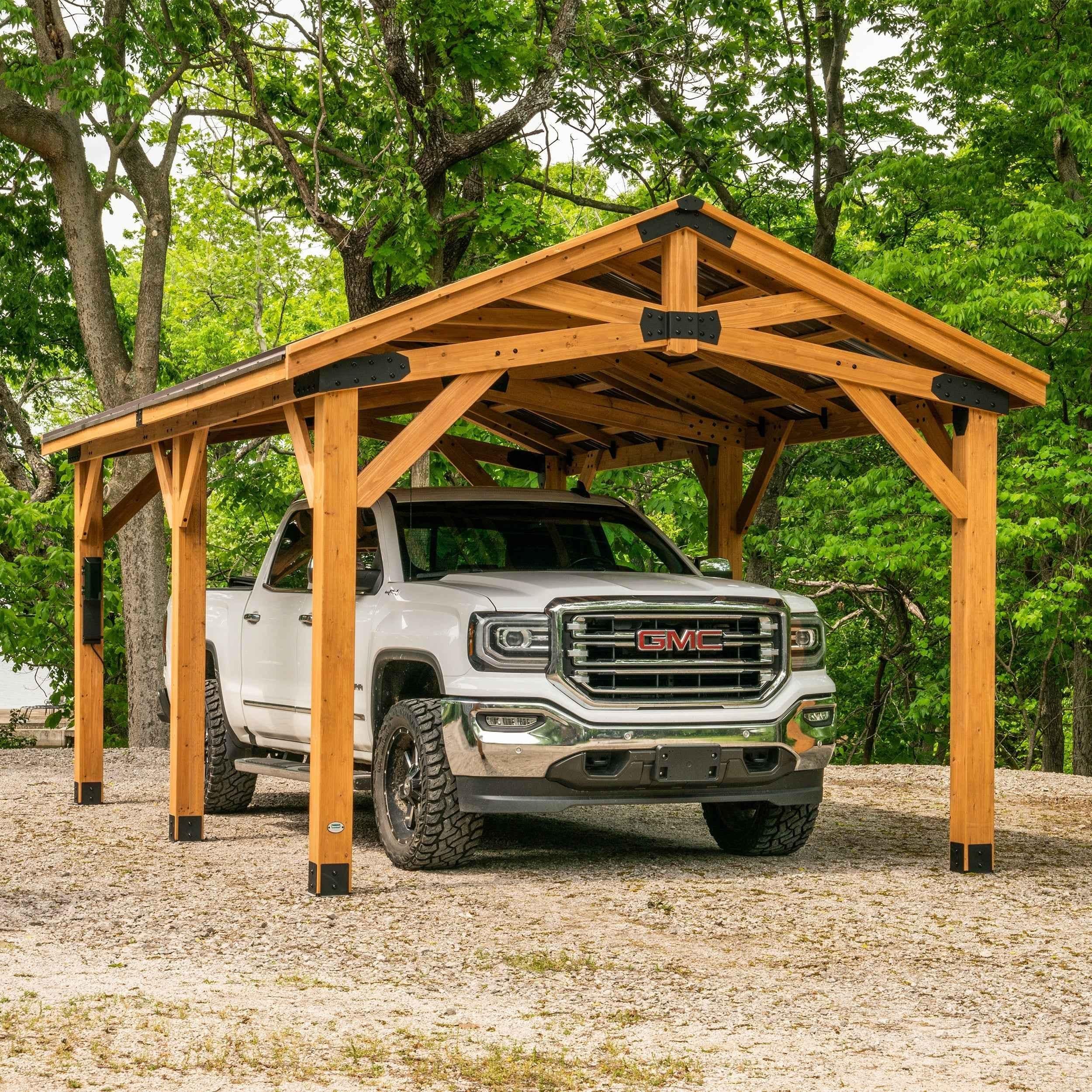 Backyard Discovery 20x12 Norwood Carport/Gazebo.