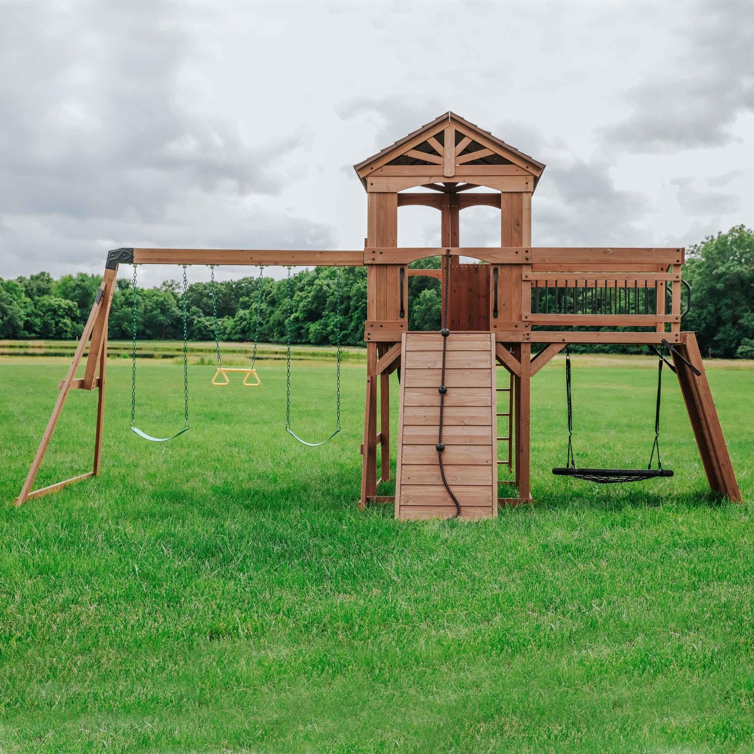 Backyard Discovery Sterling Point Swing Set.