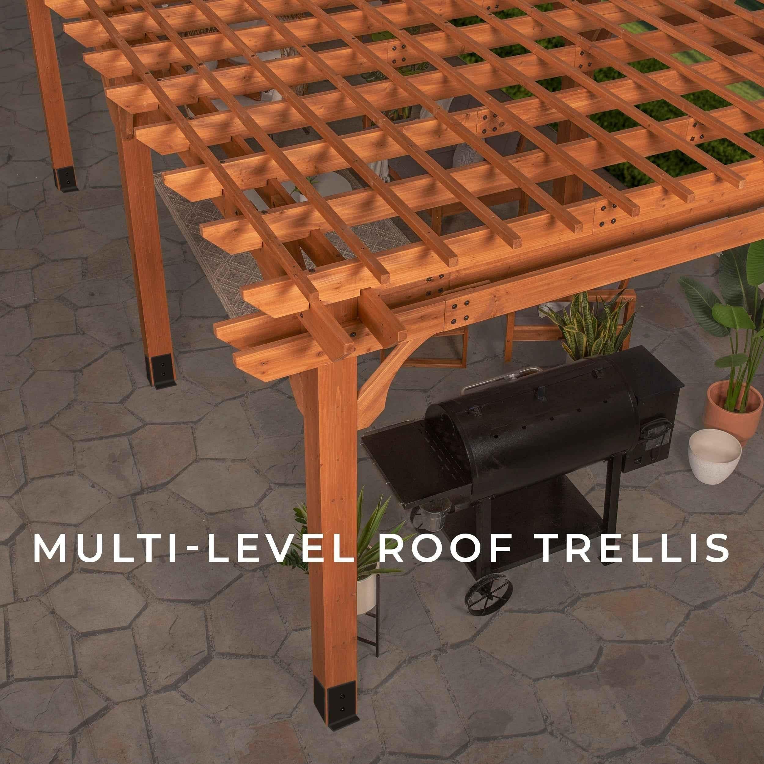 Backyard Discovery 20x12 Beaumont Pergola.
