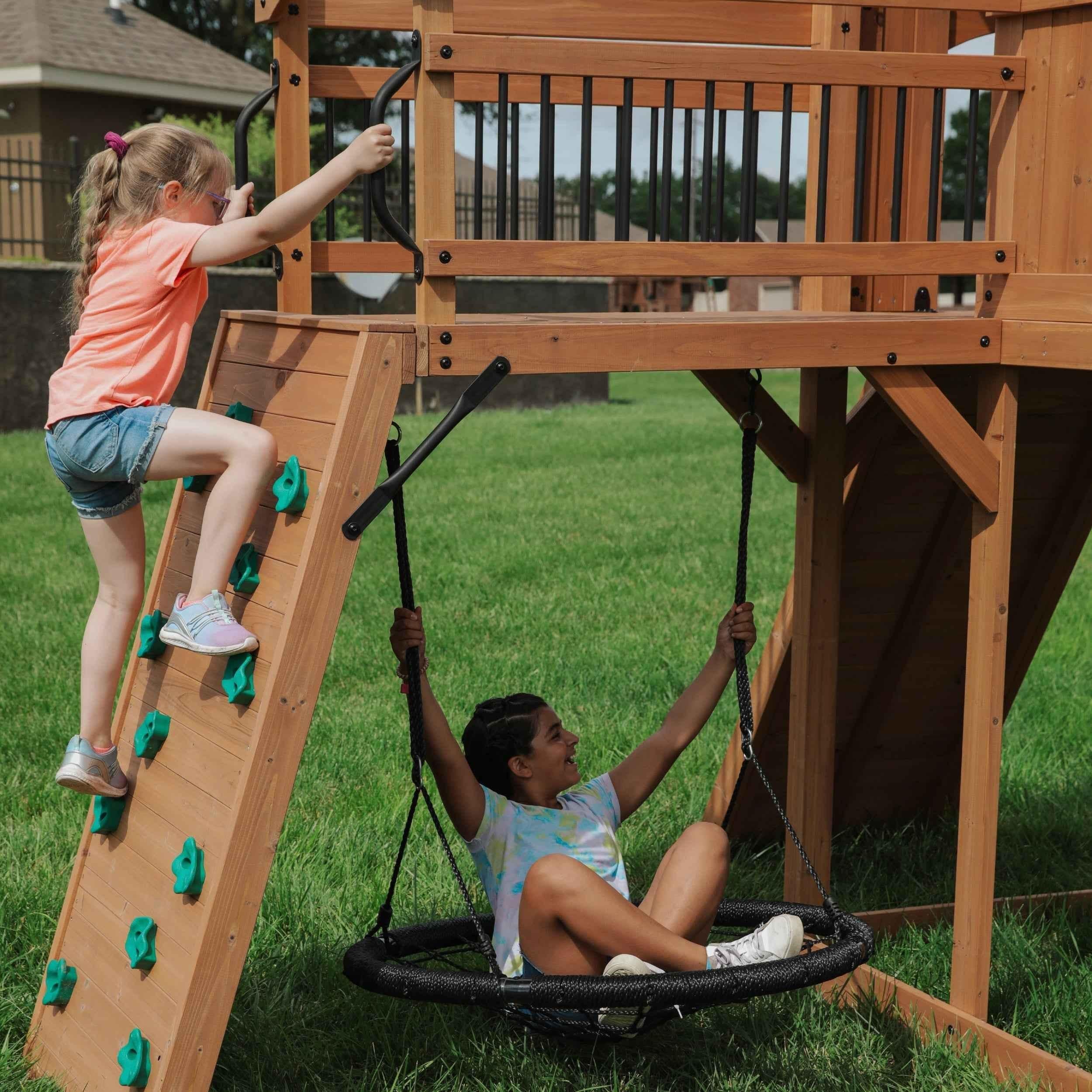 Backyard Discovery Sterling Point Swing Set.