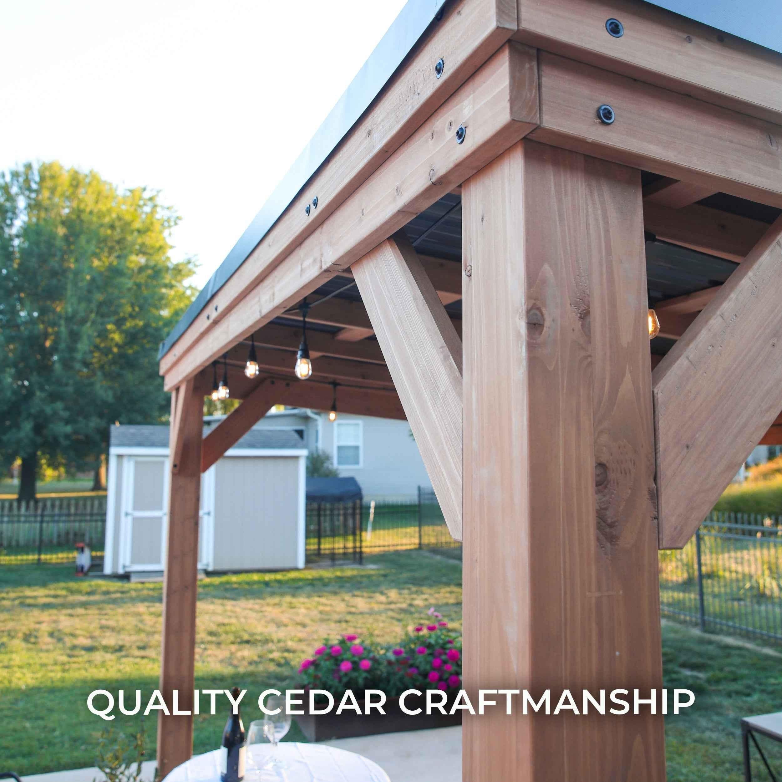 Backyard Discovery 20x9.5 Arcadia Gazebo.