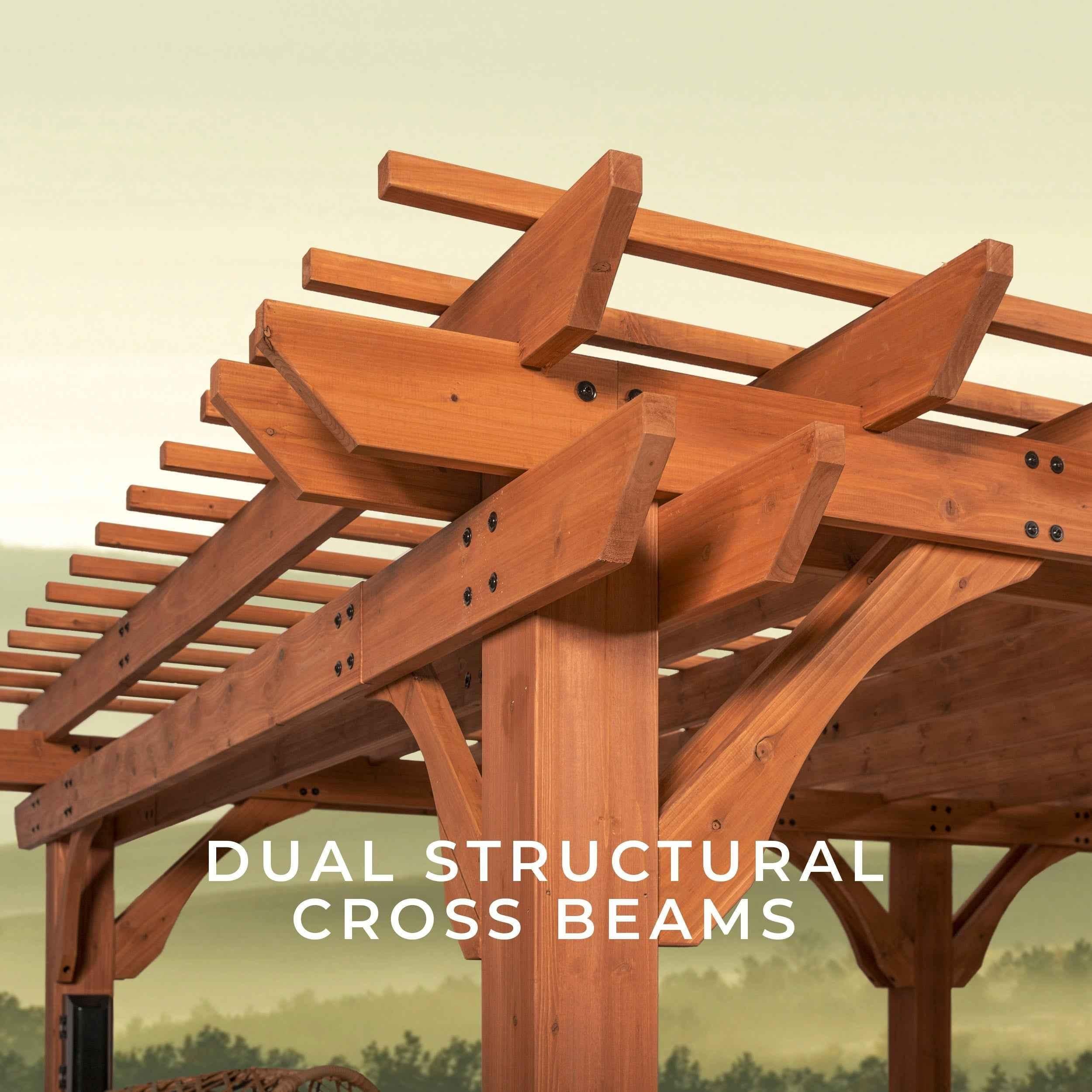 Backyard Discovery 20x12 Beaumont Pergola.