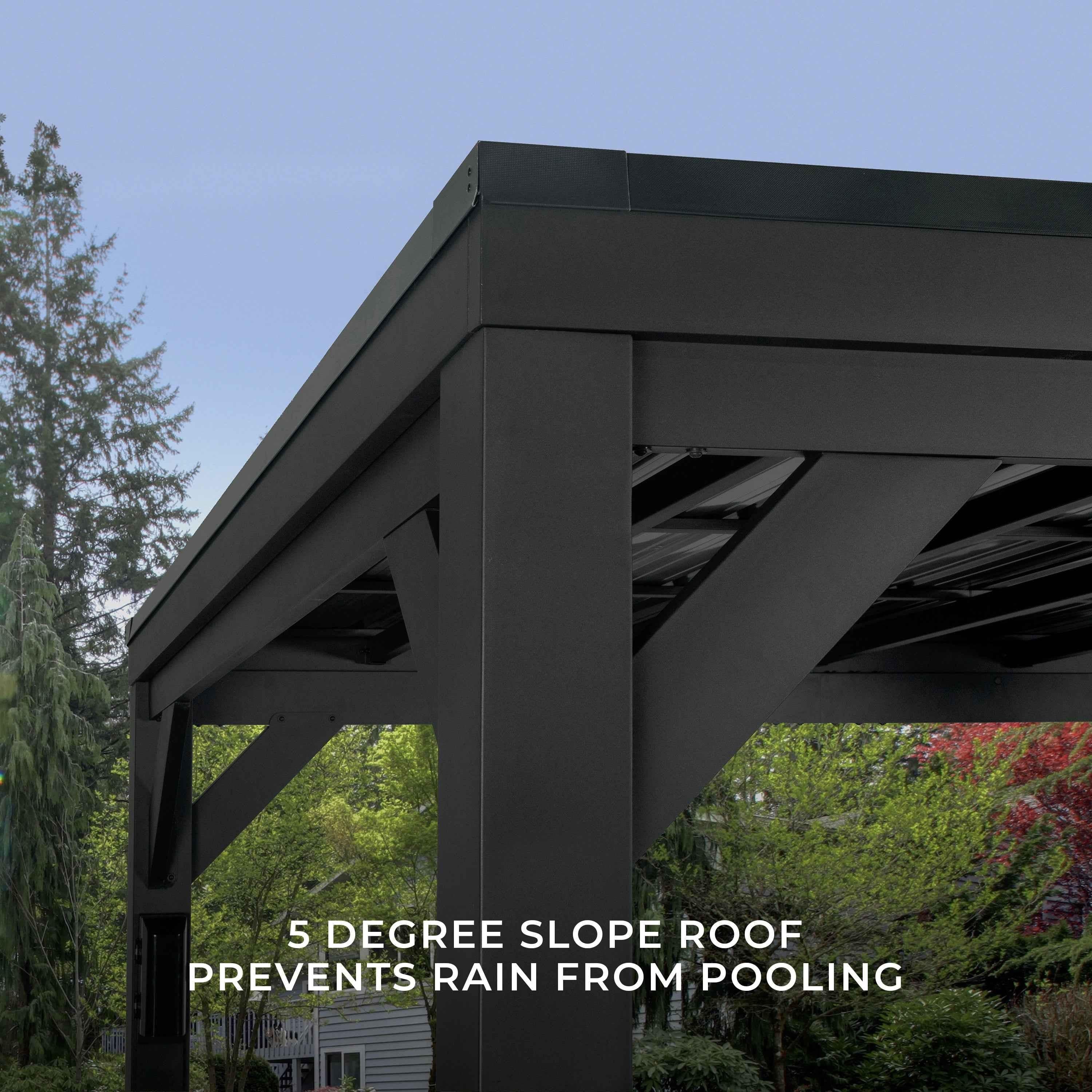 Backyard Discovery 20x9.5 Stonebridge Gazebo/Carport.
