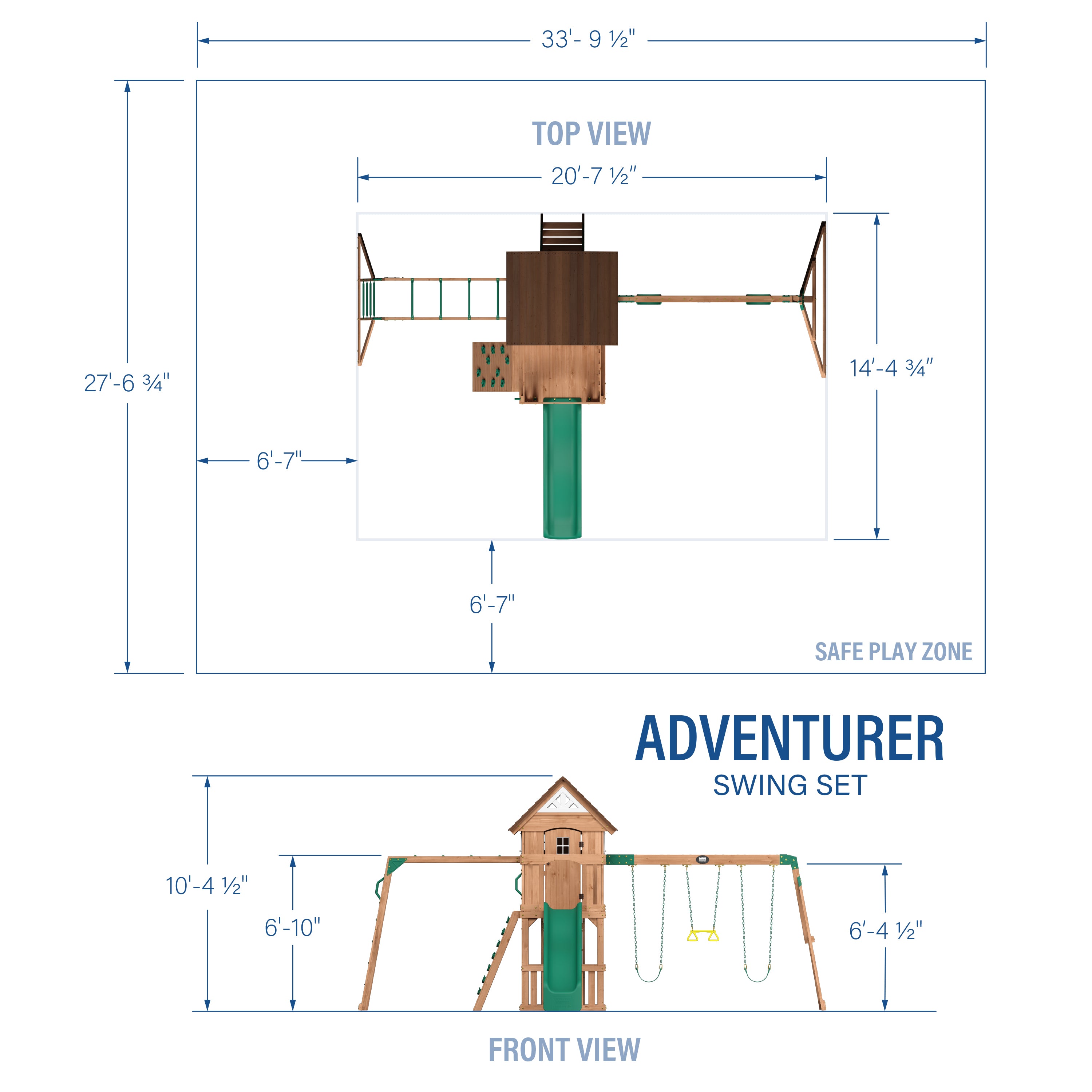 Backyard Discovery Adventurer Swing Set