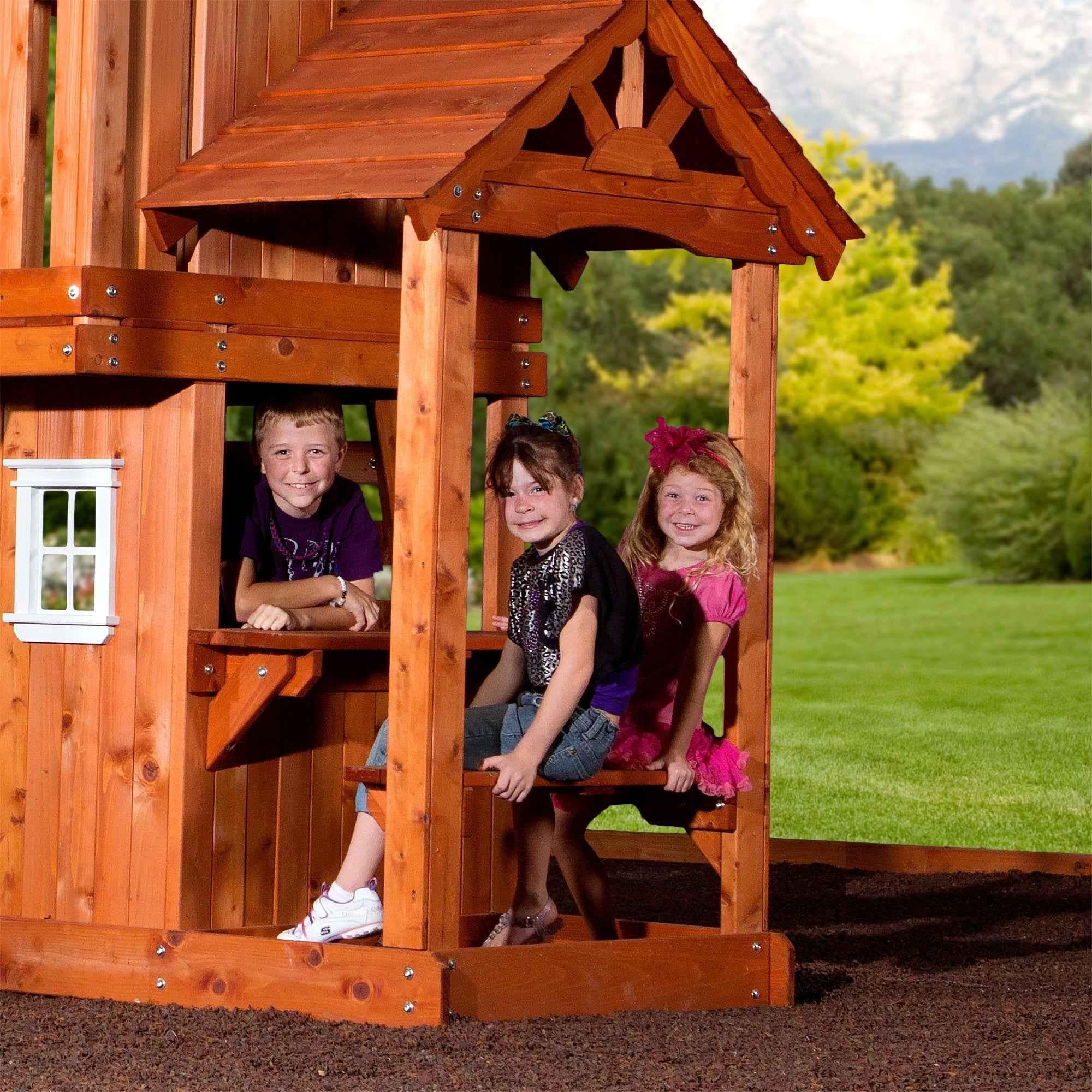 Backyard Discovery Tanglewood Swing Set.