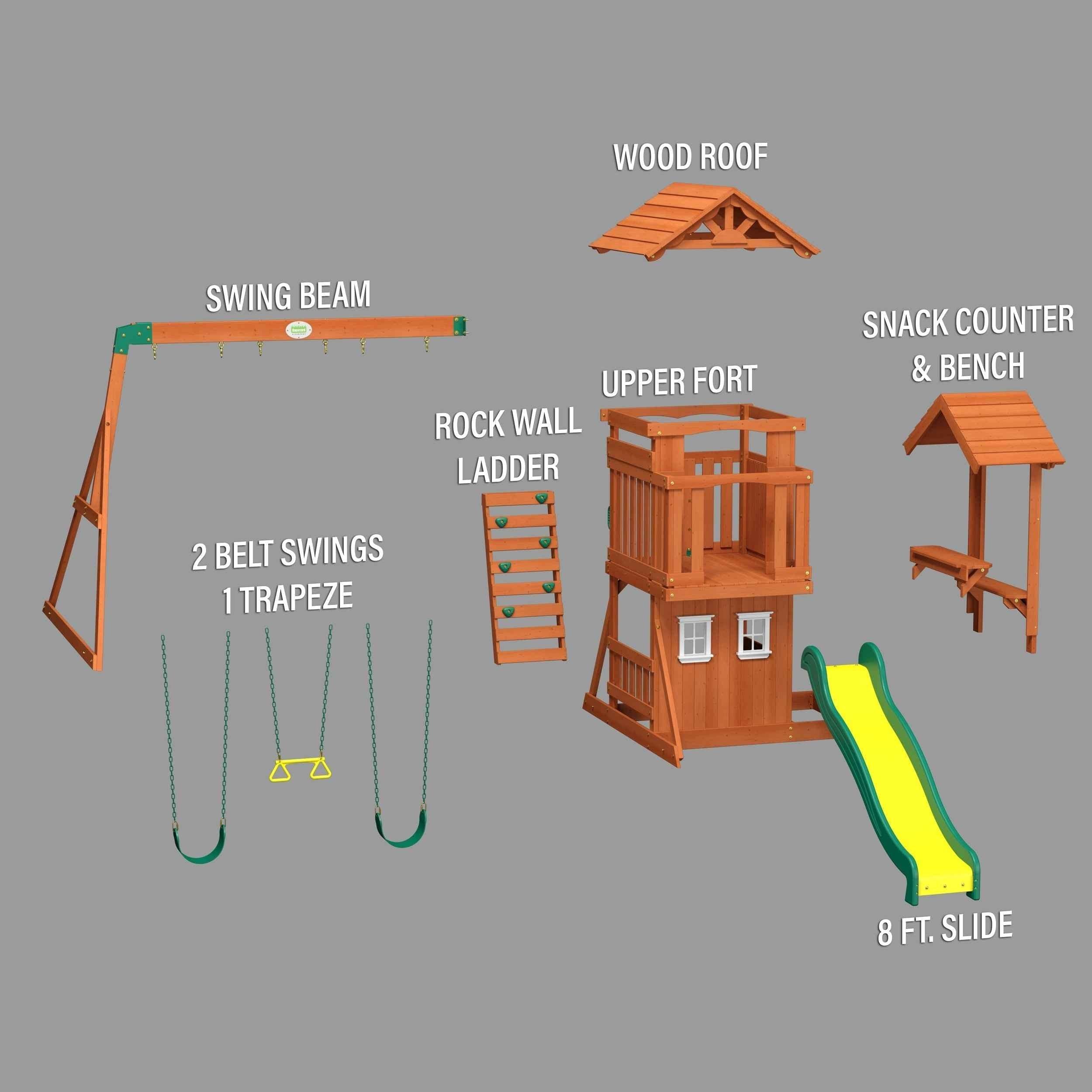 Backyard Discovery Tanglewood Swing Set.
