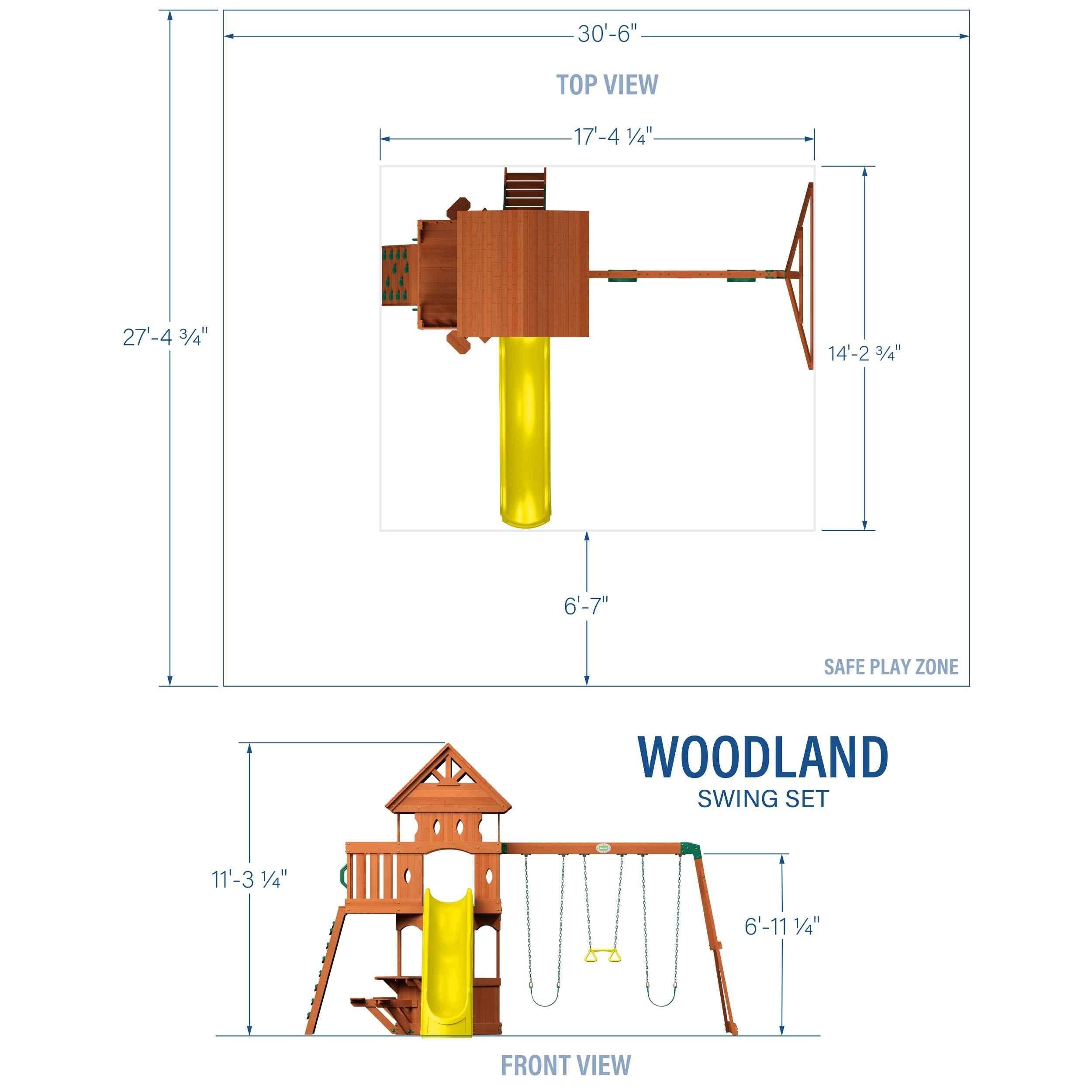Backyard Discovery Woodland Swing Set