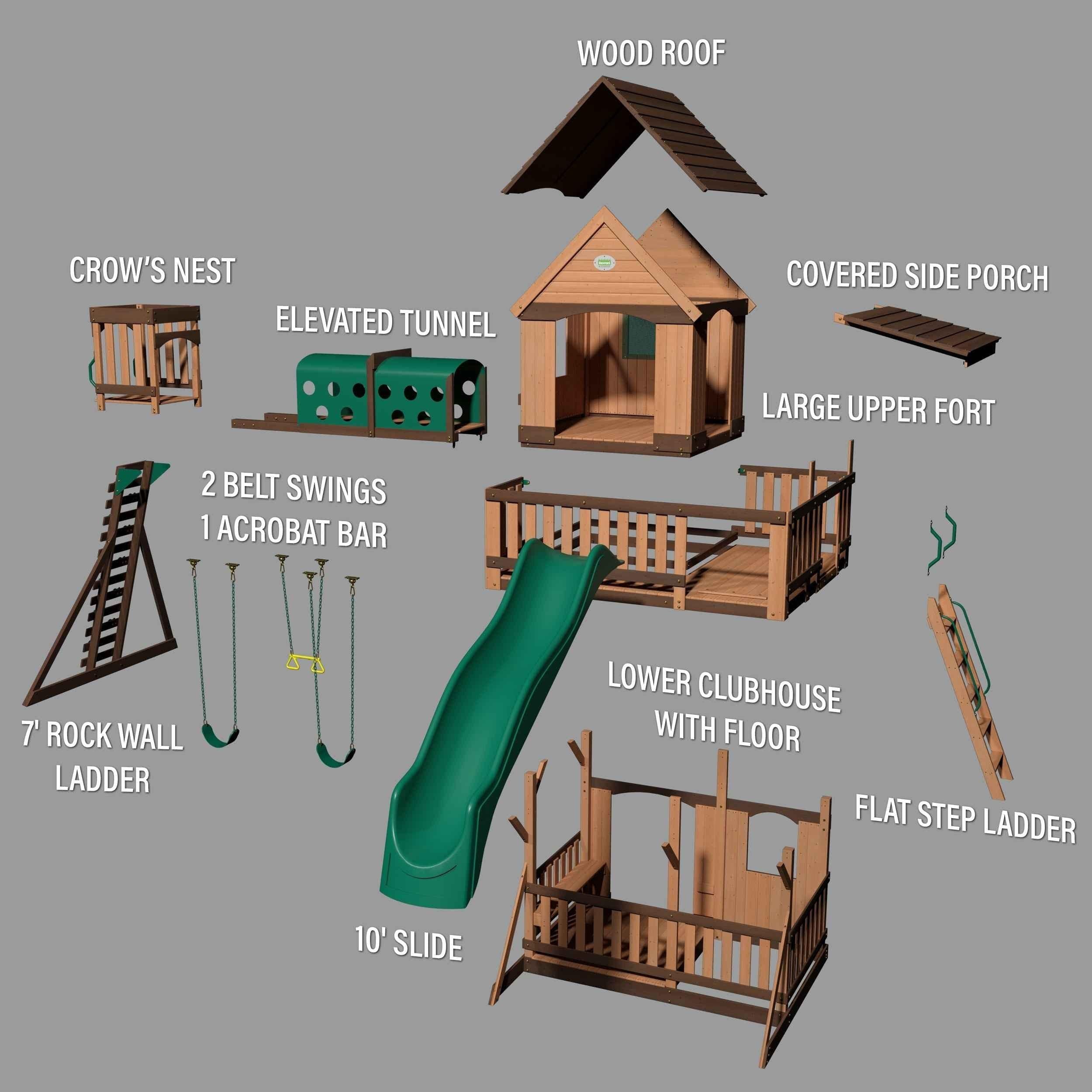 Backyard Discovery Woodridge Elite Swing Set