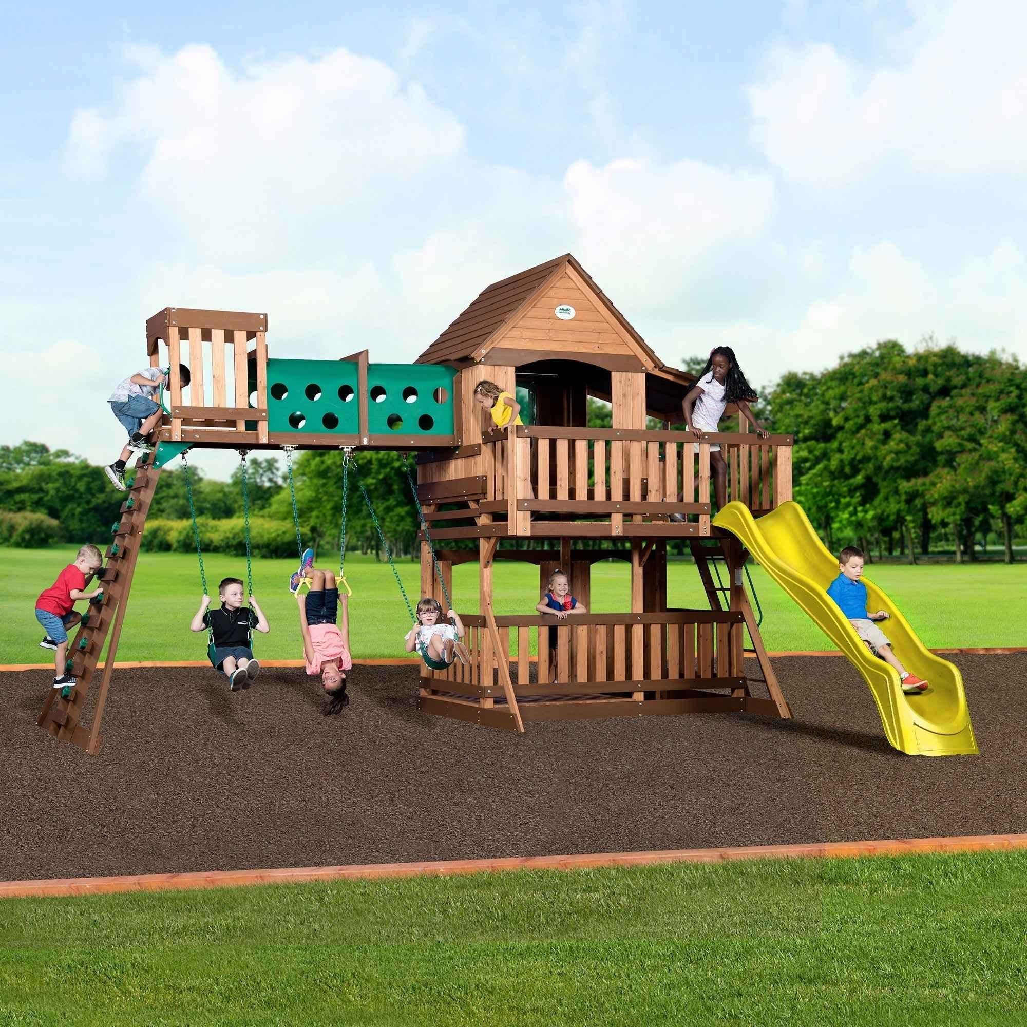 Backyard Discovery Woodridge Elite Swing Set