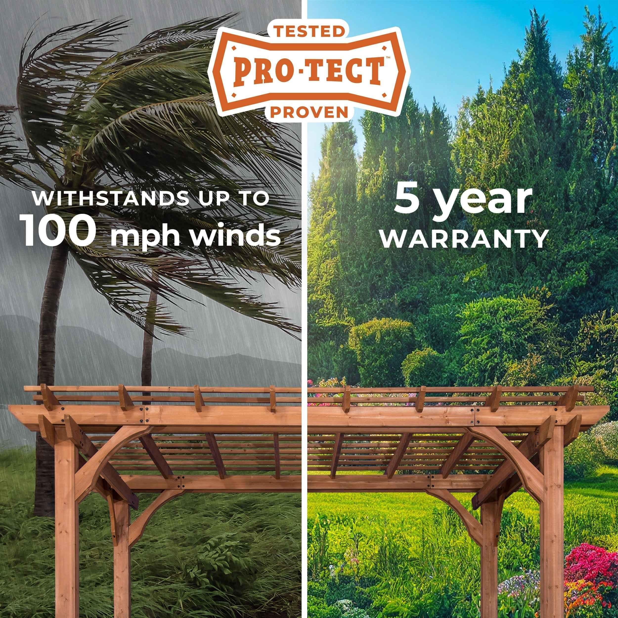 Backyard Discovery 14x12 Beaumont Pergola.