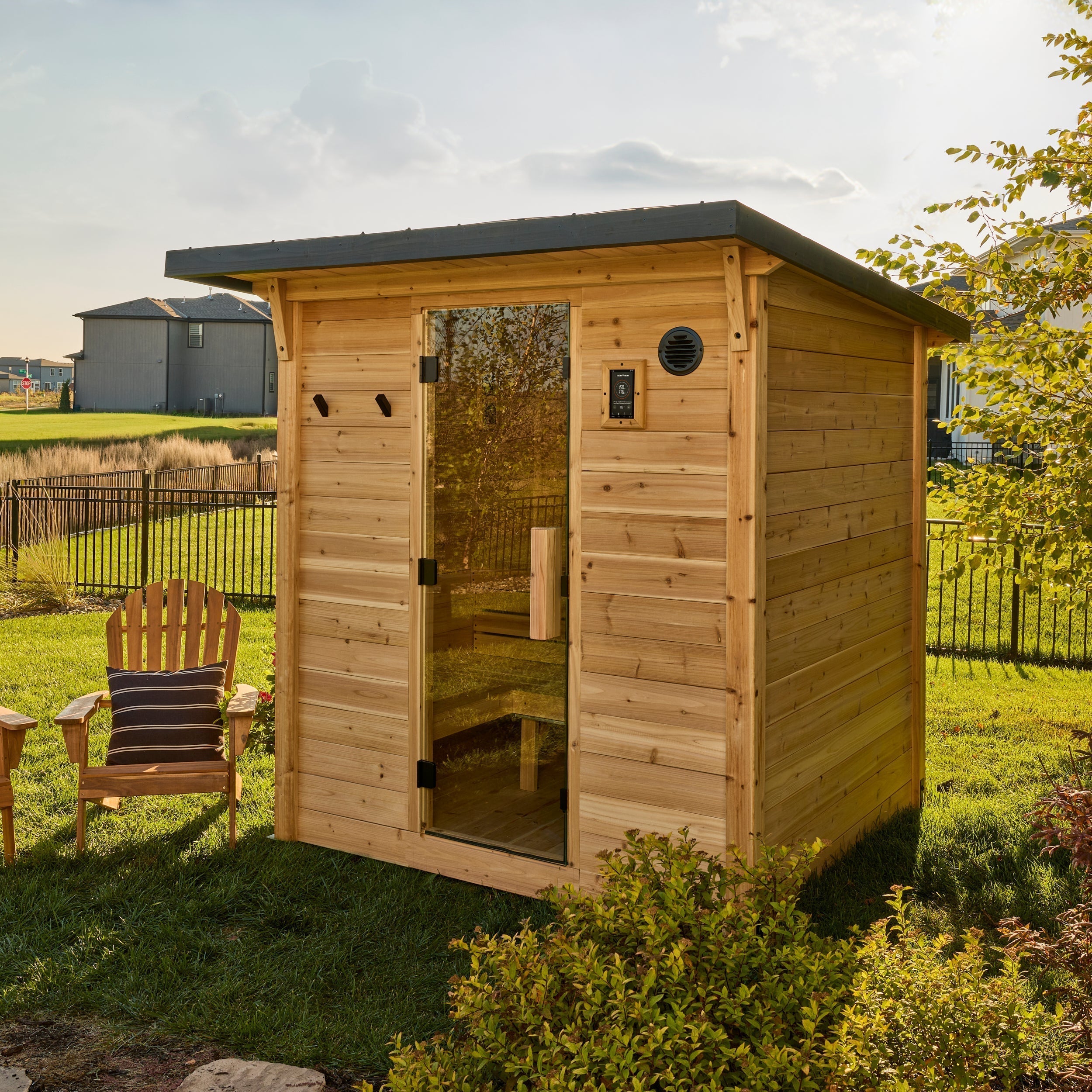 Backyard Discovery Henley Outdoor Cabin Sauna for 4-6