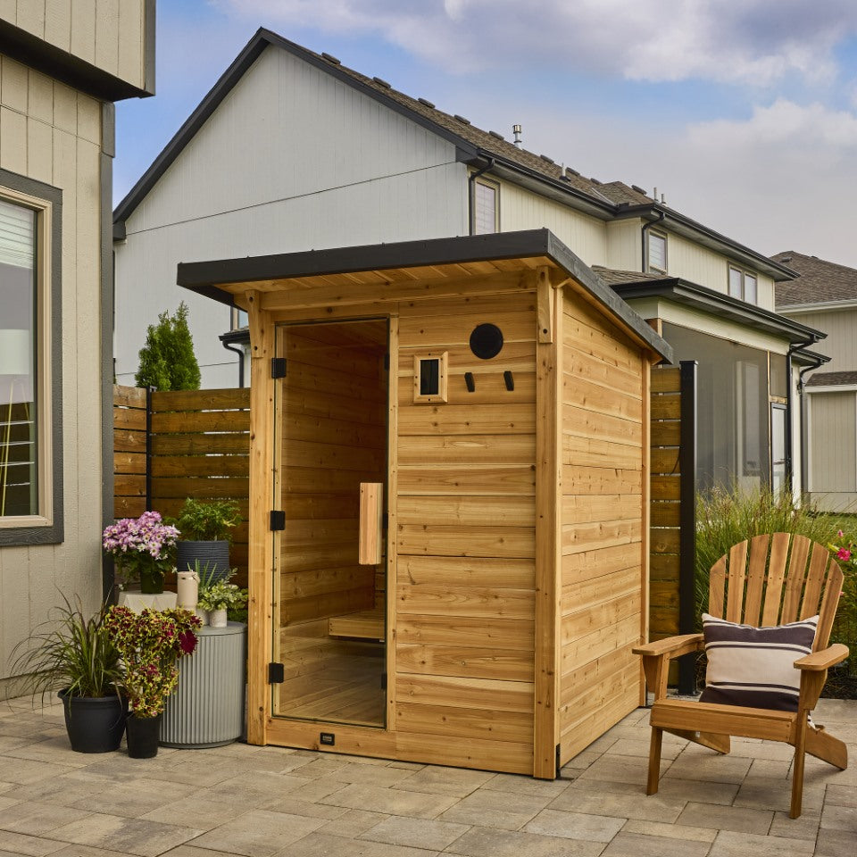 Backyard Discovery Henley Outdoor Cabin Sauna for 2-4