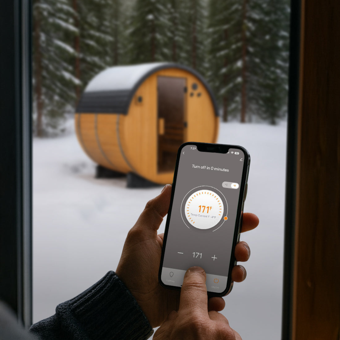 Step Into Warmth WiFi smart control panel remote preheat