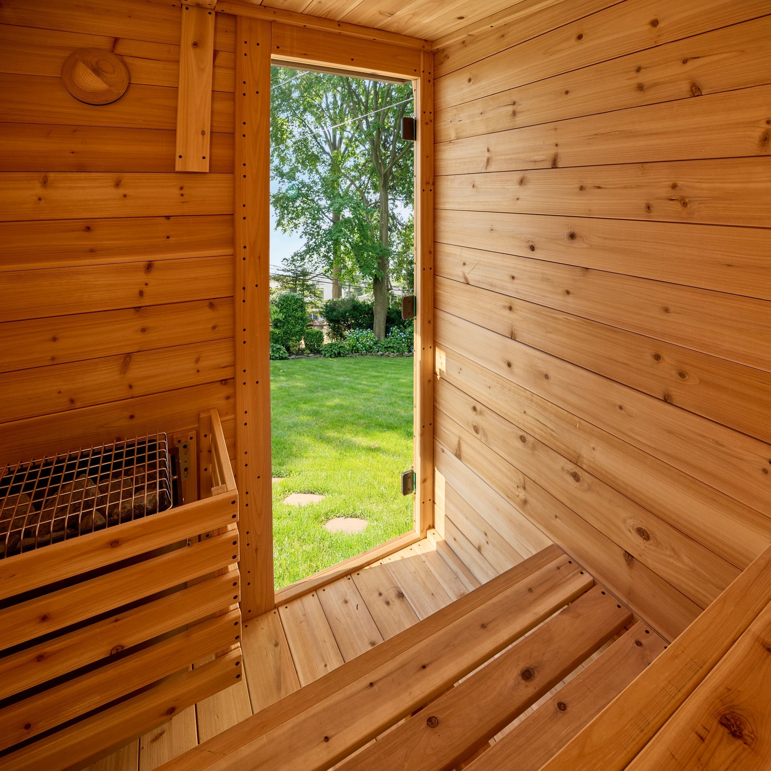 Backyard Discovery Henley Outdoor Cabin Sauna for 2-4