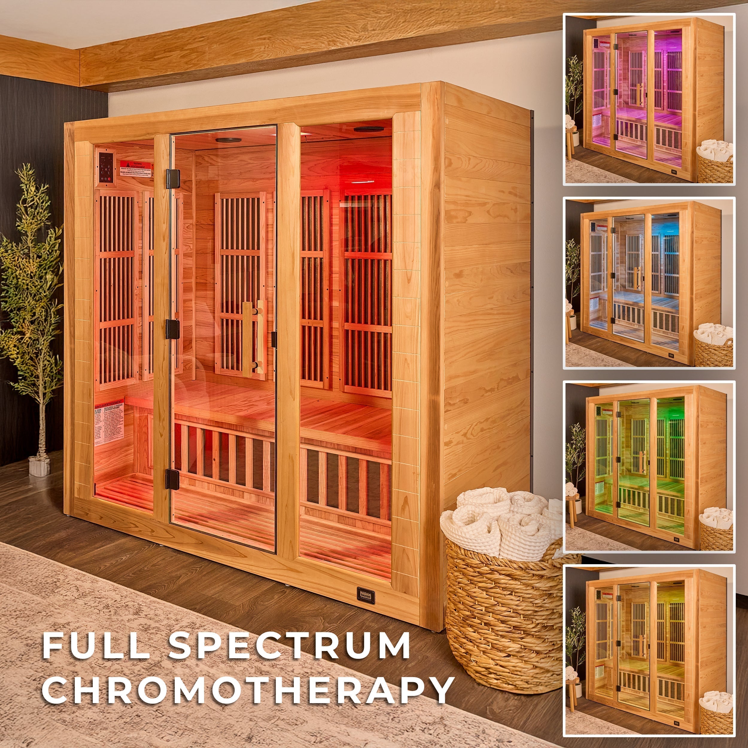 Backyard Discovery Rylan 4-Person Indoor Infrared Sauna