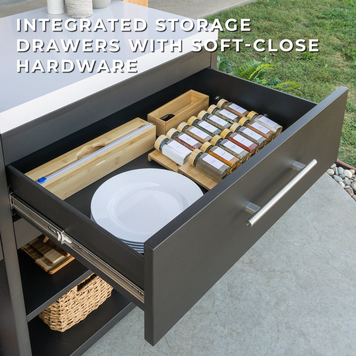 Backyard Discovery Timber Rock Outdoor Argentine Grill Cook Station