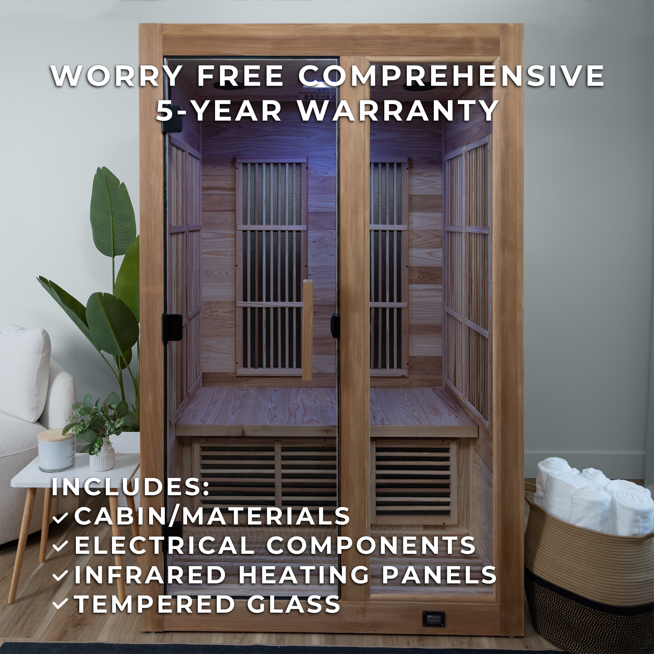 Backyard Discovery 2-Person Rylan Indoor Infrared Sauna
