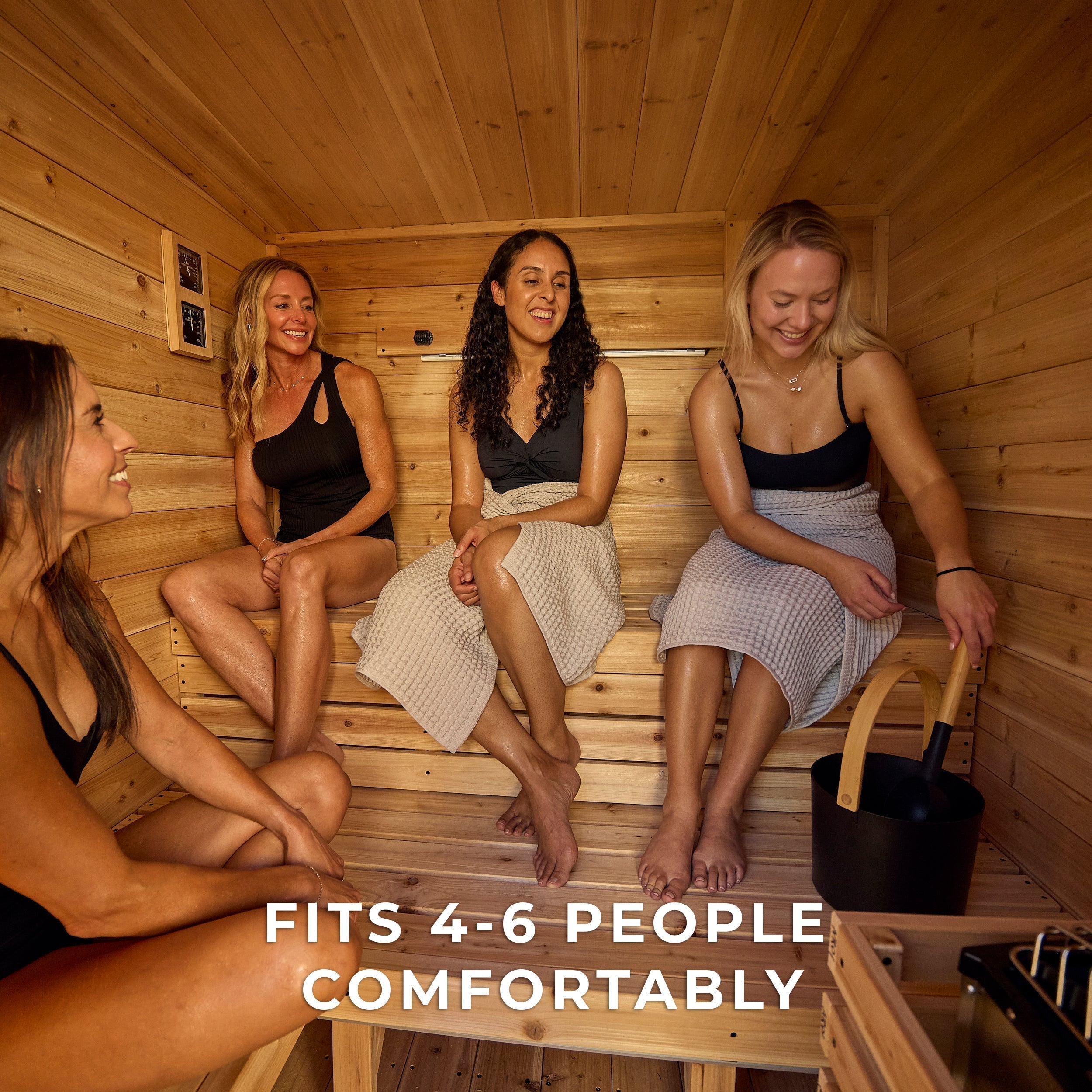 Backyard Discovery Henley Outdoor Cabin Sauna for 4-6